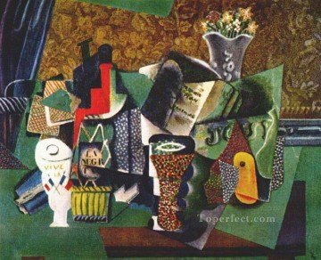 抽象的かつ装飾的 Painting - フランス万歳 1915 キュビスト